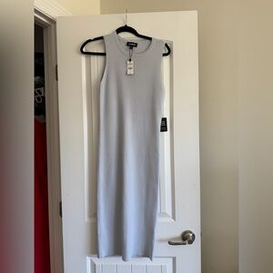 Brand New with Tags EXPRESS Soft Blue Sleeveless Midi Dress
